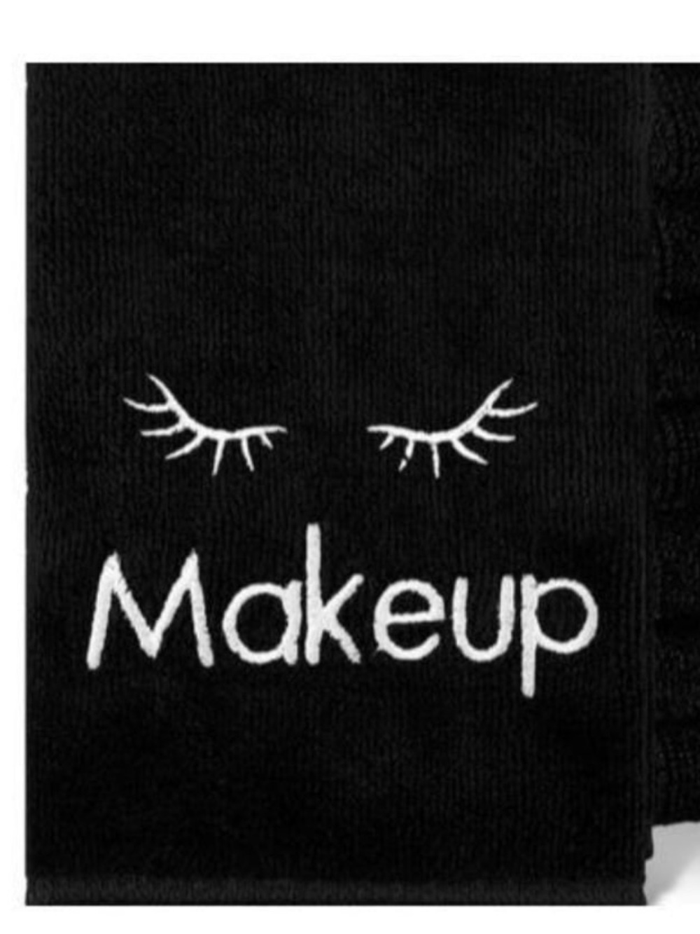 Makeup Embroidered Black Makeup Headband